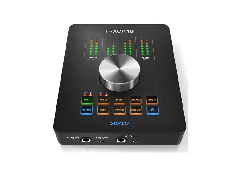 MOTU Track16 Desktop-lydkort USB2-/FW-lydkort med 16 inn/14 ut+MIDI 